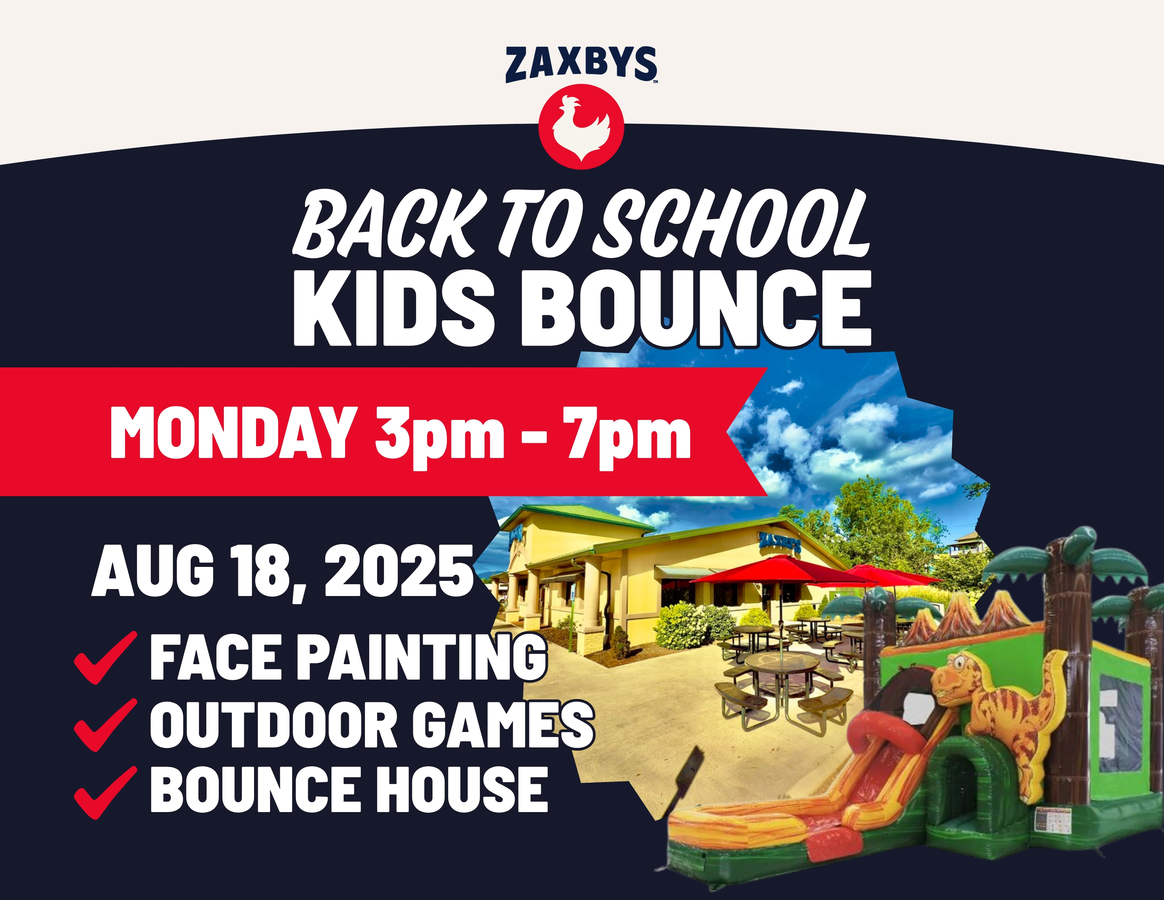 Back to School Kids Bounce Party
